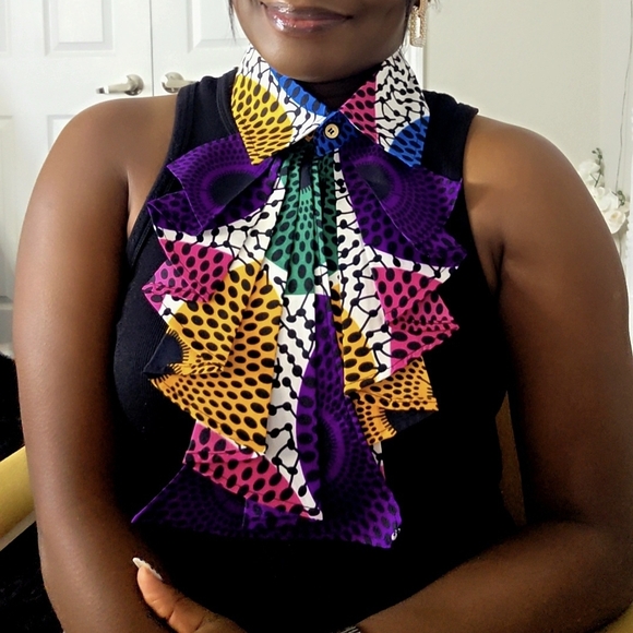 New Colorful Ankara Patterned Collars - Picture 5 of 8